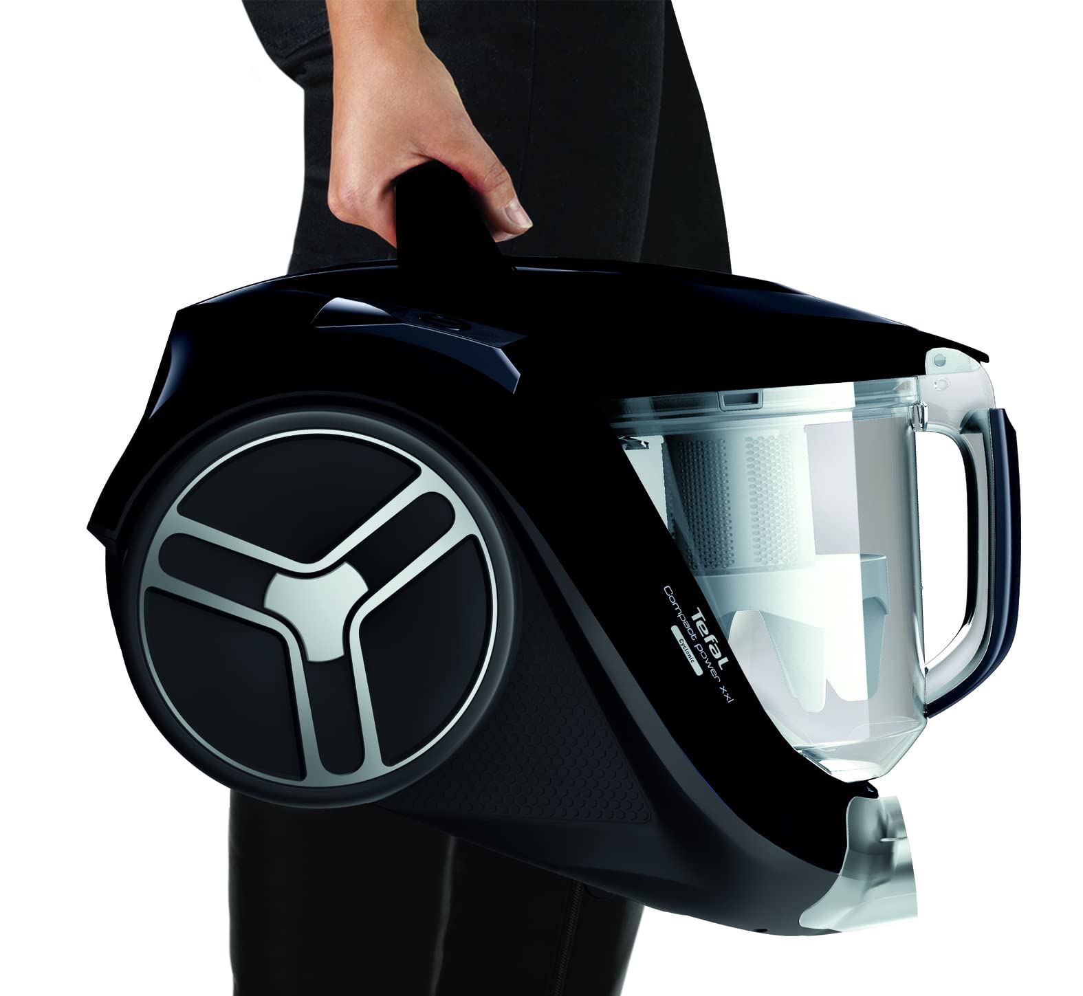 Tefal Compact Power XXL Bagless Vacuum Cleaner, 2.5 Litre , Black/Silver (OPEN-BOX) Tefal Compact Power XXL Bagless Vacuum Cleaner, 2.5 Litre , Black/Silver (OPEN-BOX)
